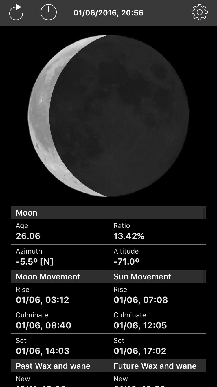 diana iOS app main screen